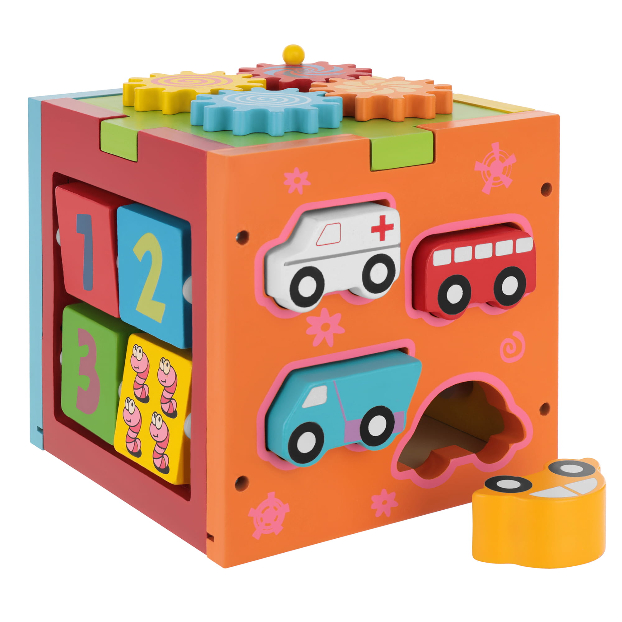 LT330 KOSTKA SENSORYCZNA EDUKACYJNA SORTER 5 PŁASZCZYZN