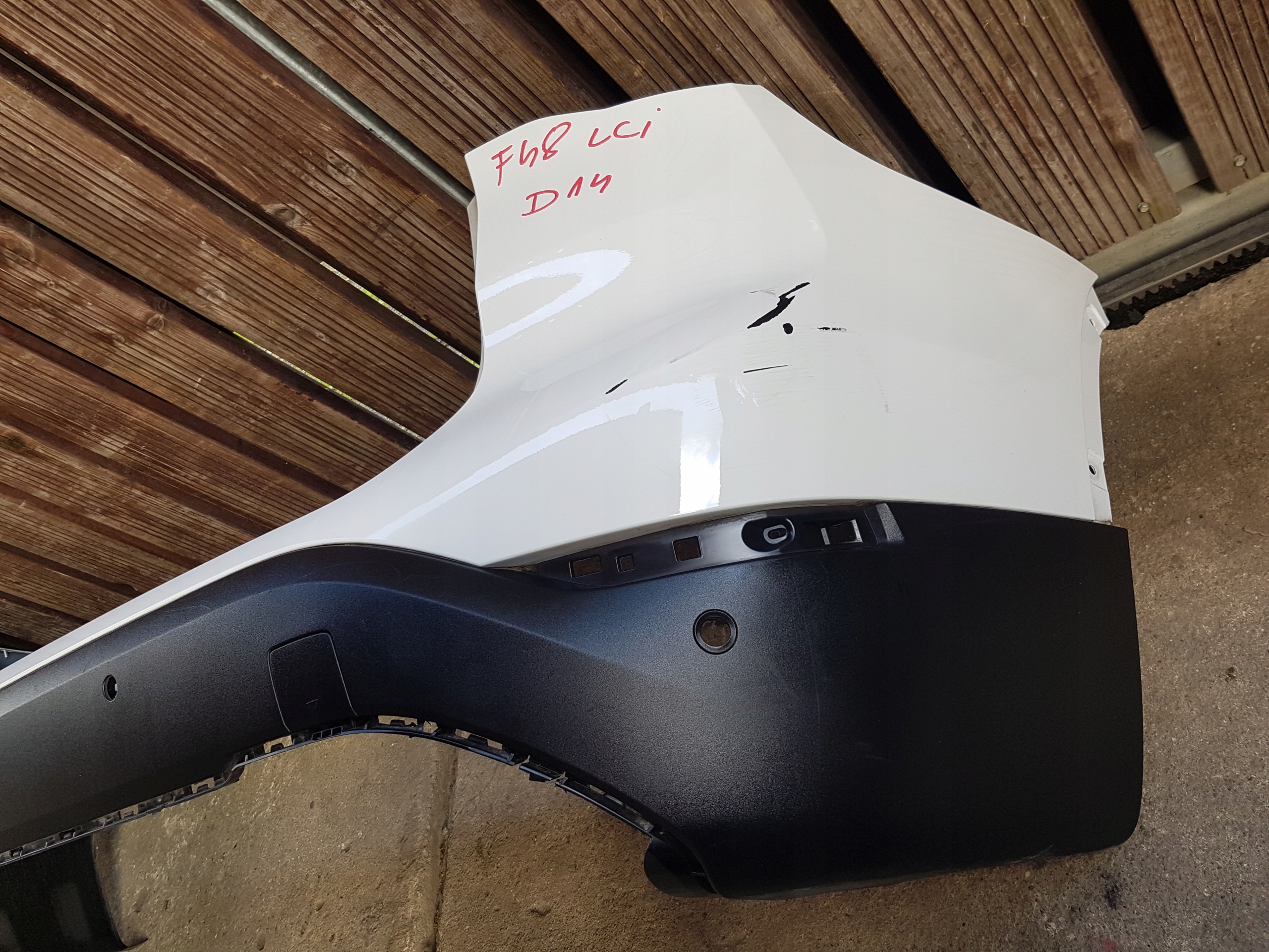 bumper rear BMW X1 F48 7355271