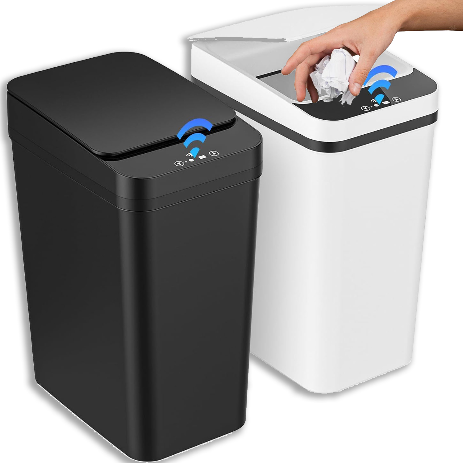 Levně Automatický Odpadkový Koš Se Senzorem Pohybu Do Koupelny 12 L