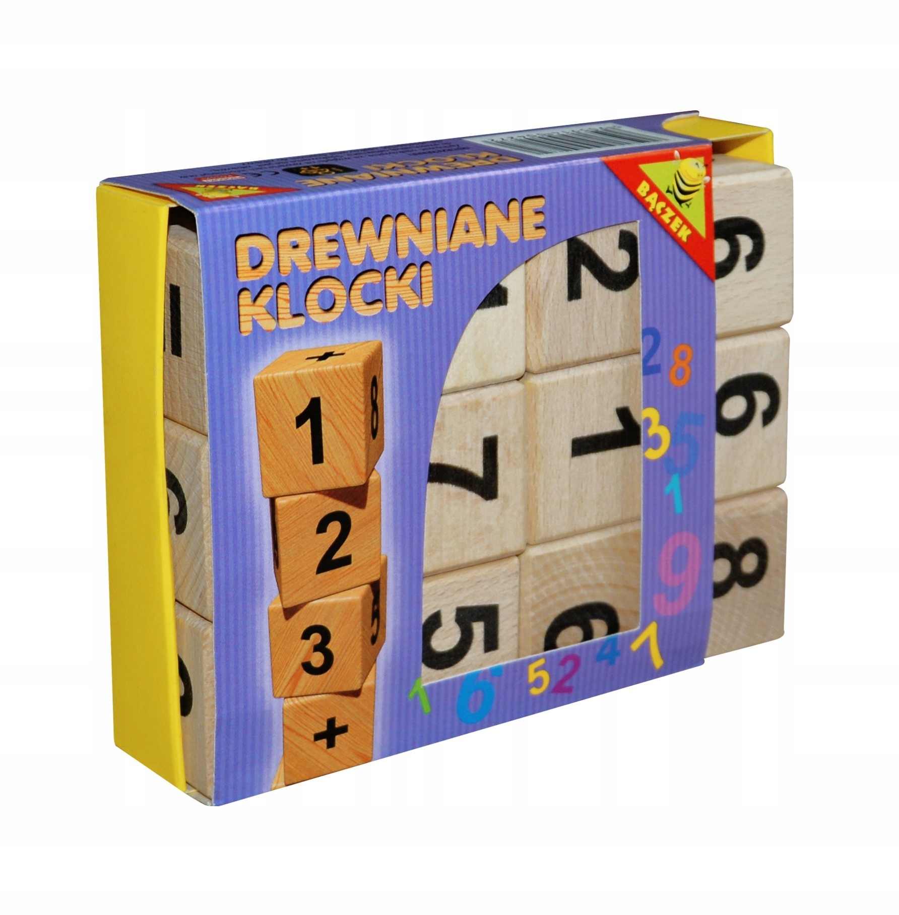 

Klocki Drewniane Kostki Liczby Cyferki 12 Szt.