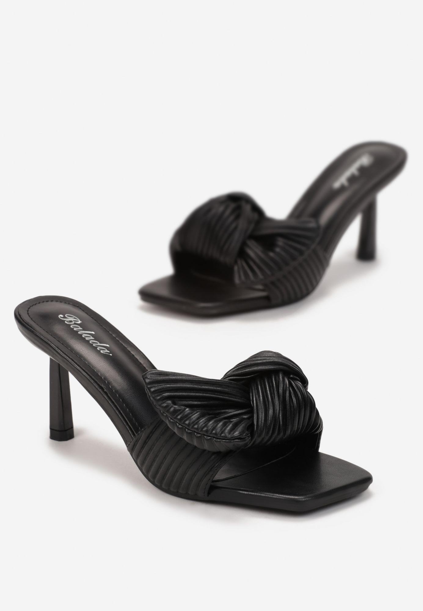 

Born2Be Czarne Klapki damskie 38 Casual