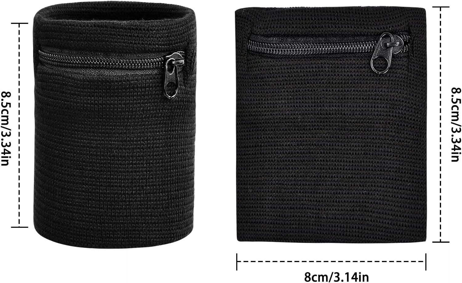 4X SPORTOWA OPASKA NA RĘKĘ NADGARSTEK Z KIESZONKĄ DO BIEGANIA SPORTU Marka inna