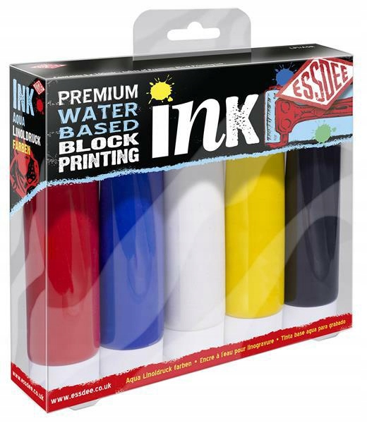 Sada 5 x 100 ml Inkoustu na linoryt Essdee Premium