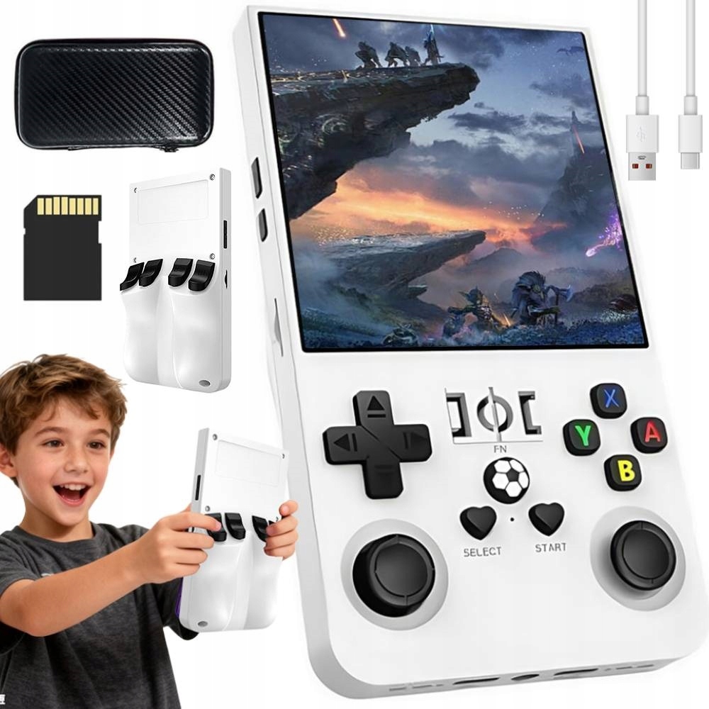 Přenosná Mobilní Retro Herní Konzole 18000 Her R36MAX 64GB Game