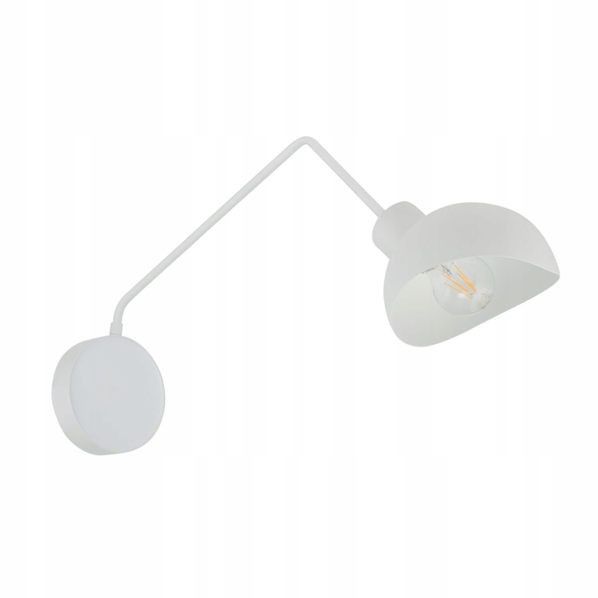 Nástěnné svítidlo Roy 1 Bílé Moderní Pohyblivé Rameno pro Sigma Lighting
