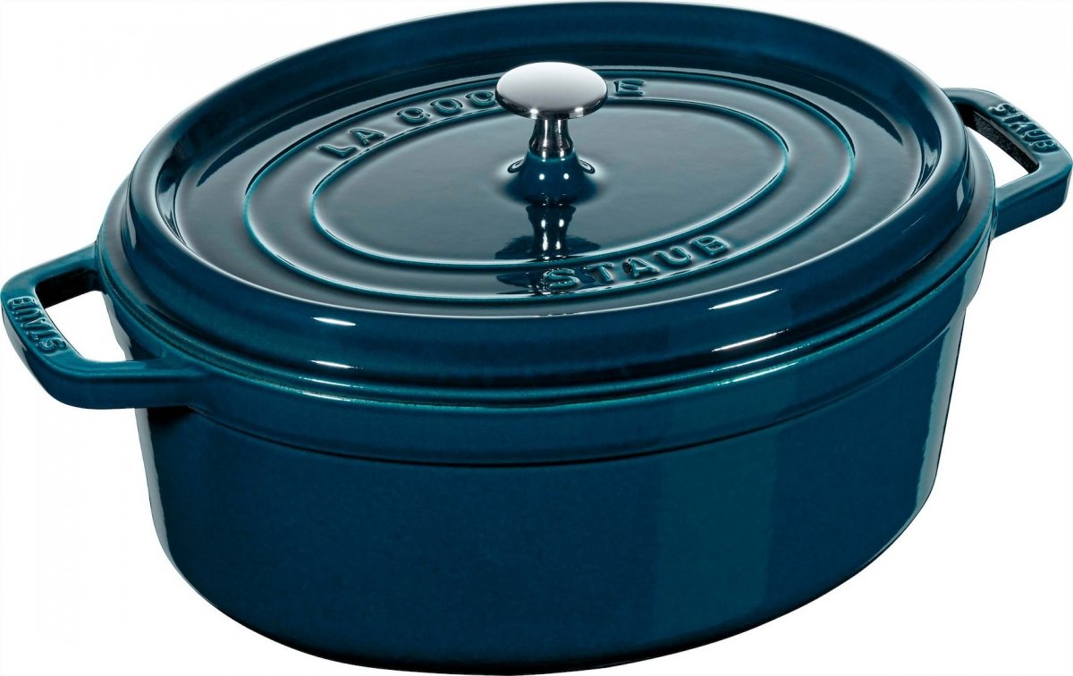 Staub La Cocotte Hrniec liatinový oválny 6.7 ltr, La Mer