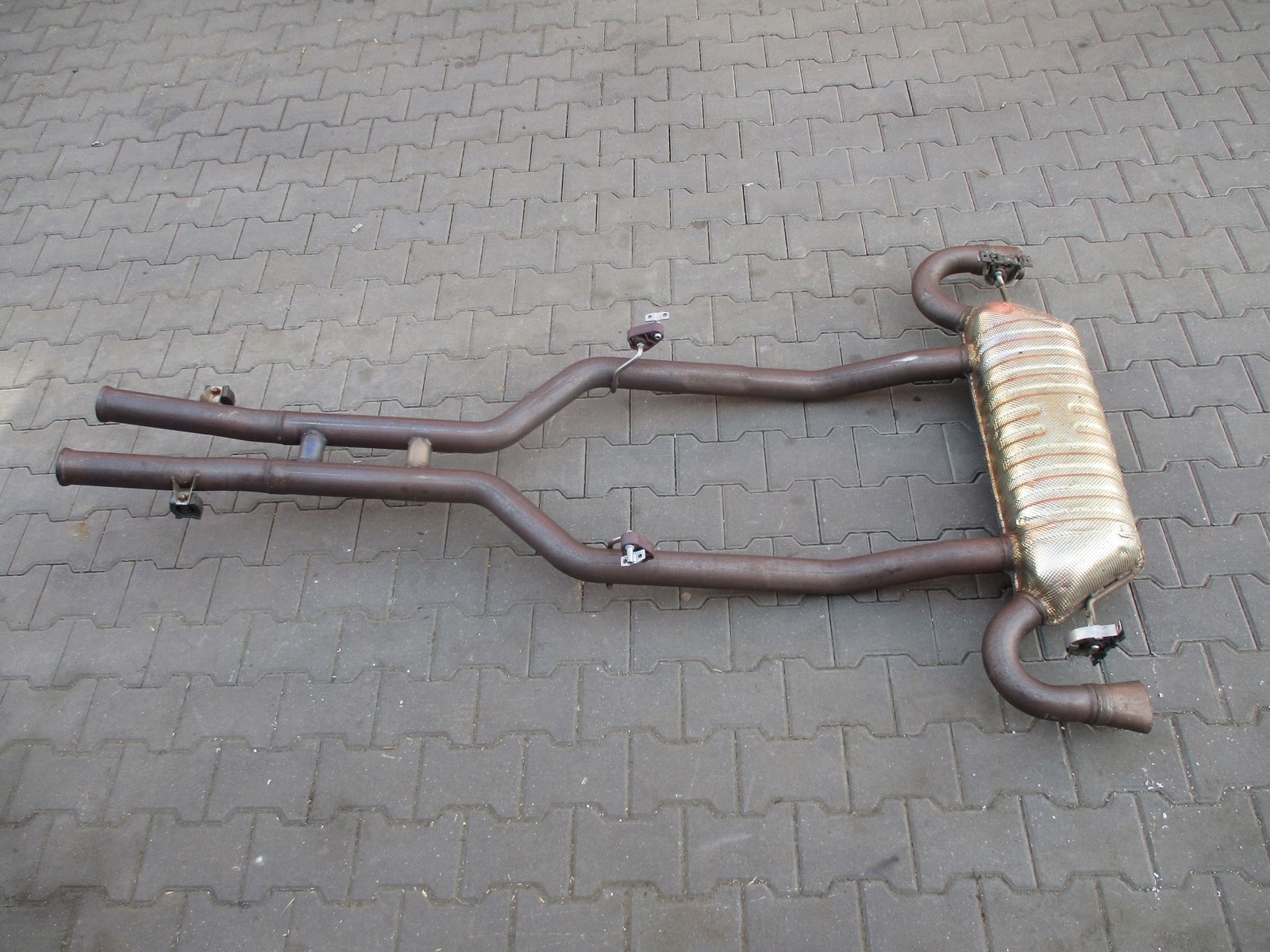 muffler, exhaust MERCEDES GT AMG C190