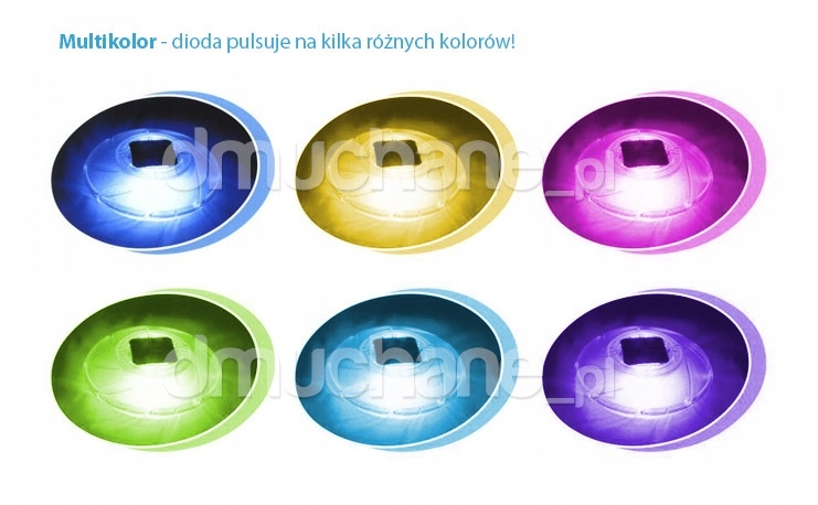 Lampka solarna do basenu śr.18 cm Bestway LAMPA Zasilanie baterie