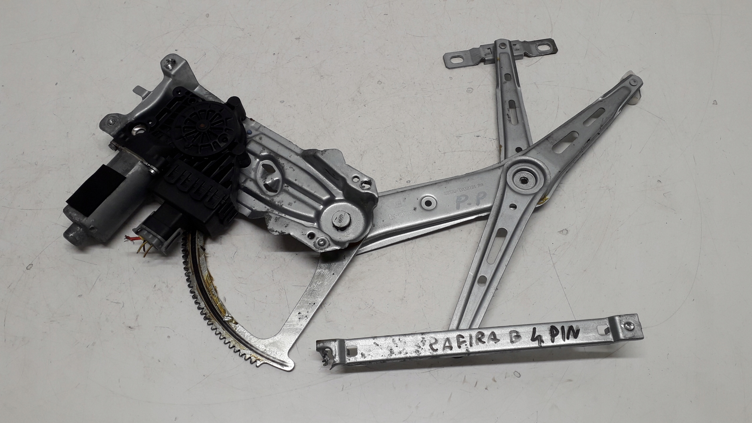 OPEL ZAFIRA B 05- MECHANIZM SZYBY PRAWY PRZÓD