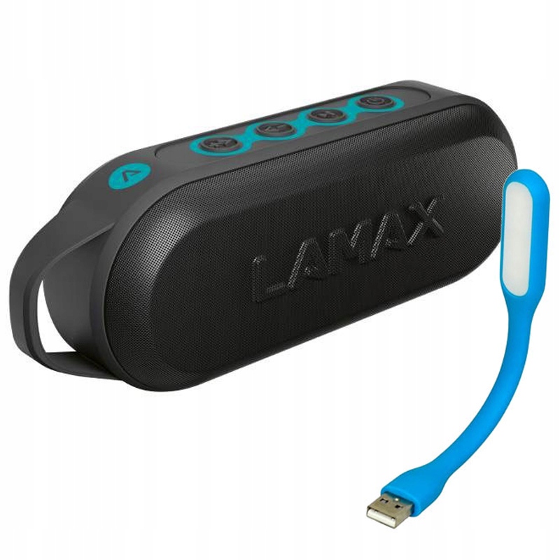 Lamax Street2 Głośnik bezprzwodowy, Radio Fm, Usb-c, Nowy Bluetooth 5.3