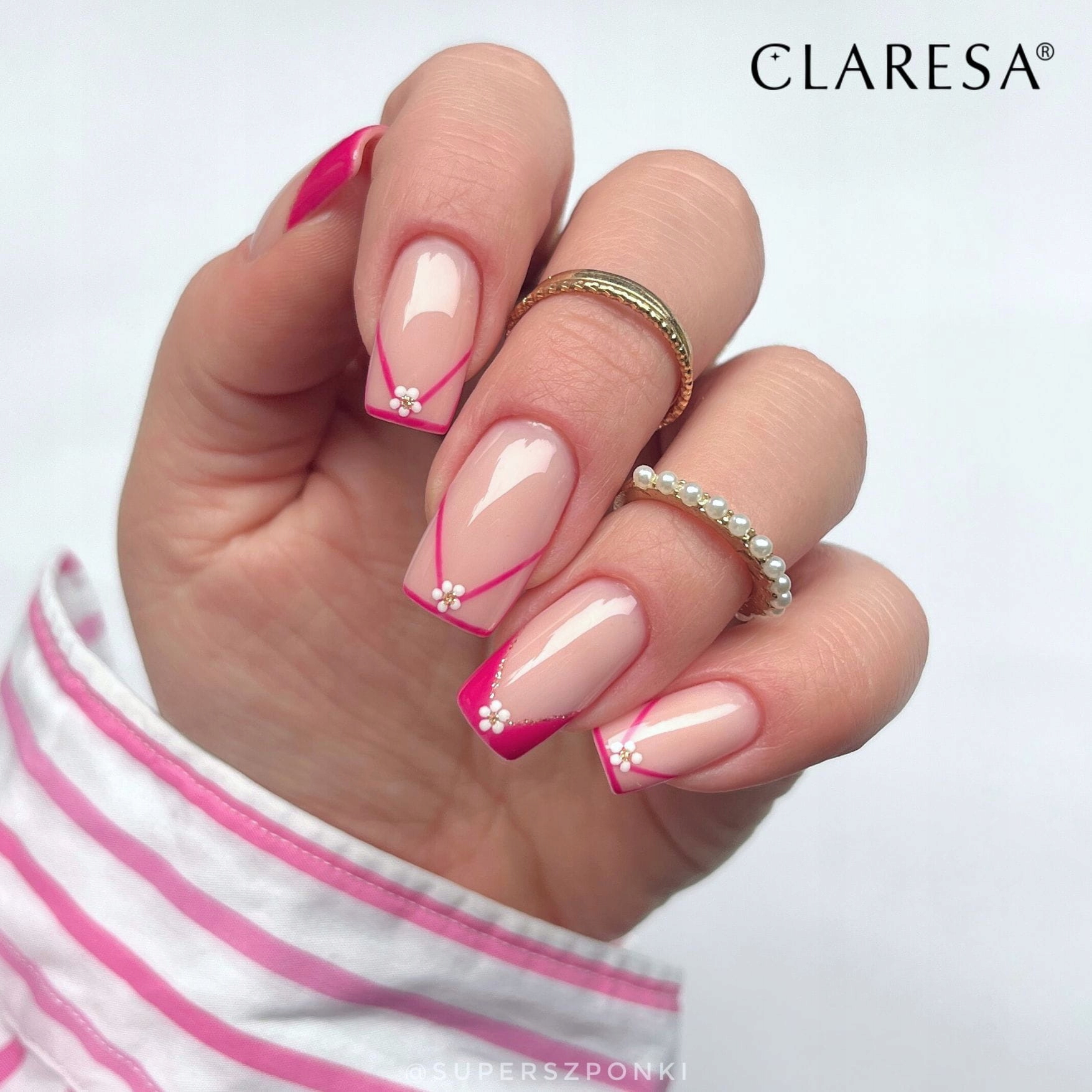 Claresa Lakier Hybrydowy do paznokci LOVE STORY 5 Właściwości do zdobień