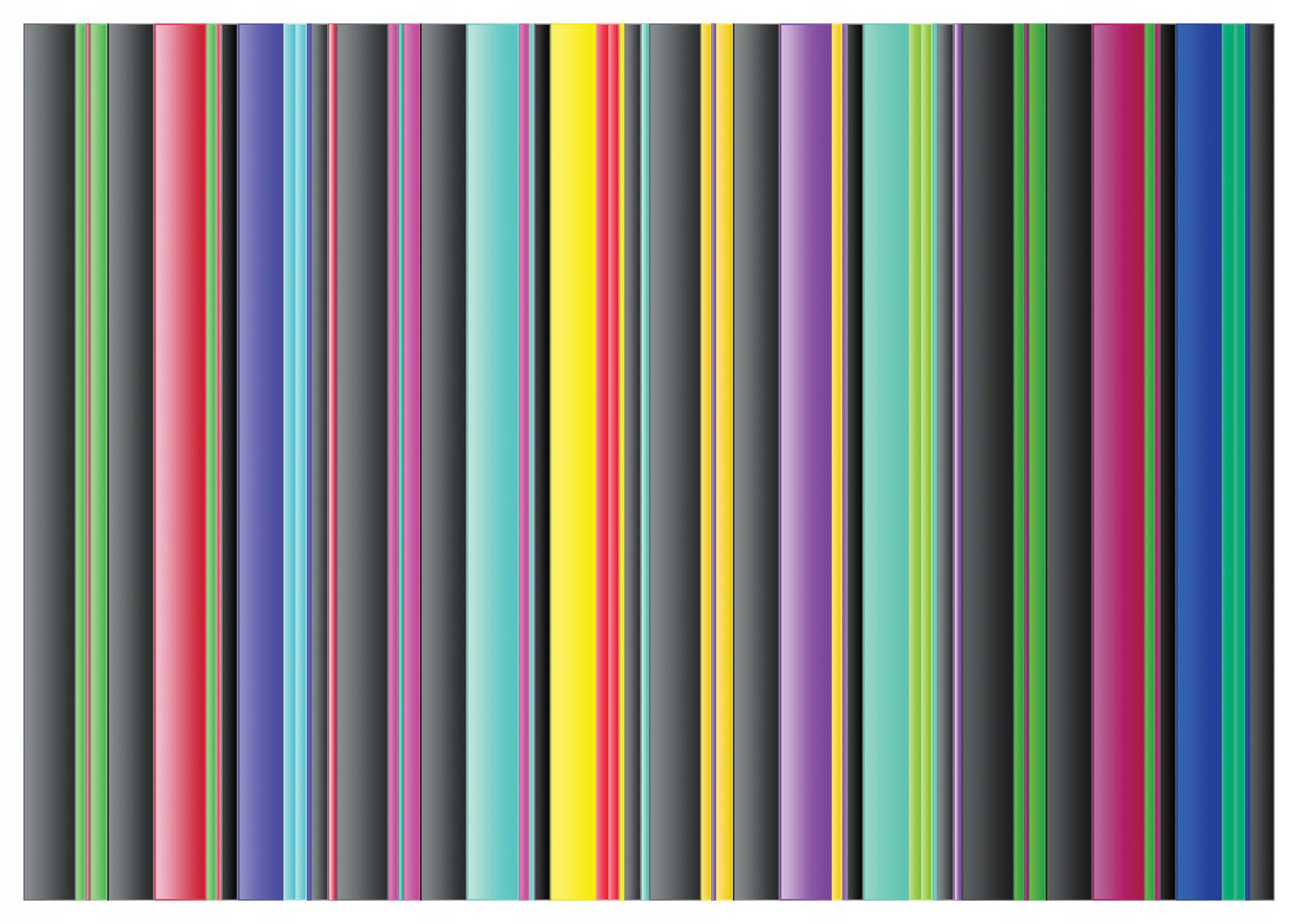 Fototapeta Cylindry 3D Pásy Iluze Moderní design 368x254 lepidlo