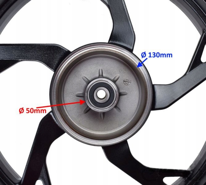 OBRĘCZ KOŁA 17x2.50 TYŁ do motorower Producent WM