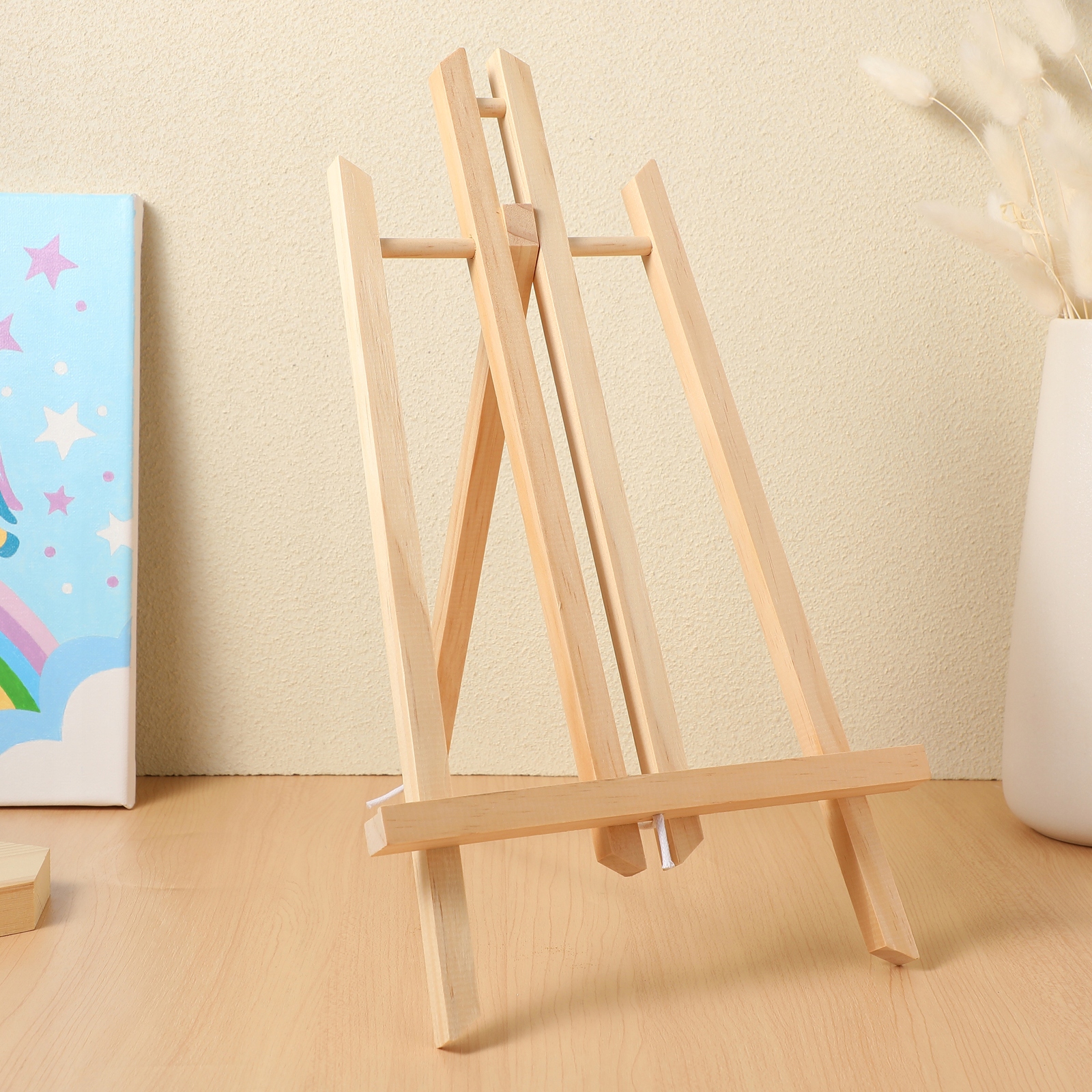 SZTALUGA DREWNIANY DLA DZEICI DO MALOWANIA STOJAK NA SZTALUGI ARTYSTYCZNE Kod producenta 50XU276159MLC55CH36P