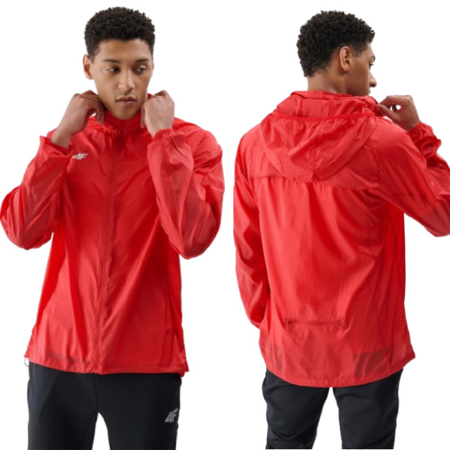 Kurtka 4F Do Biegania Z Kapturem Lekka Szybkoschnąca 4XL