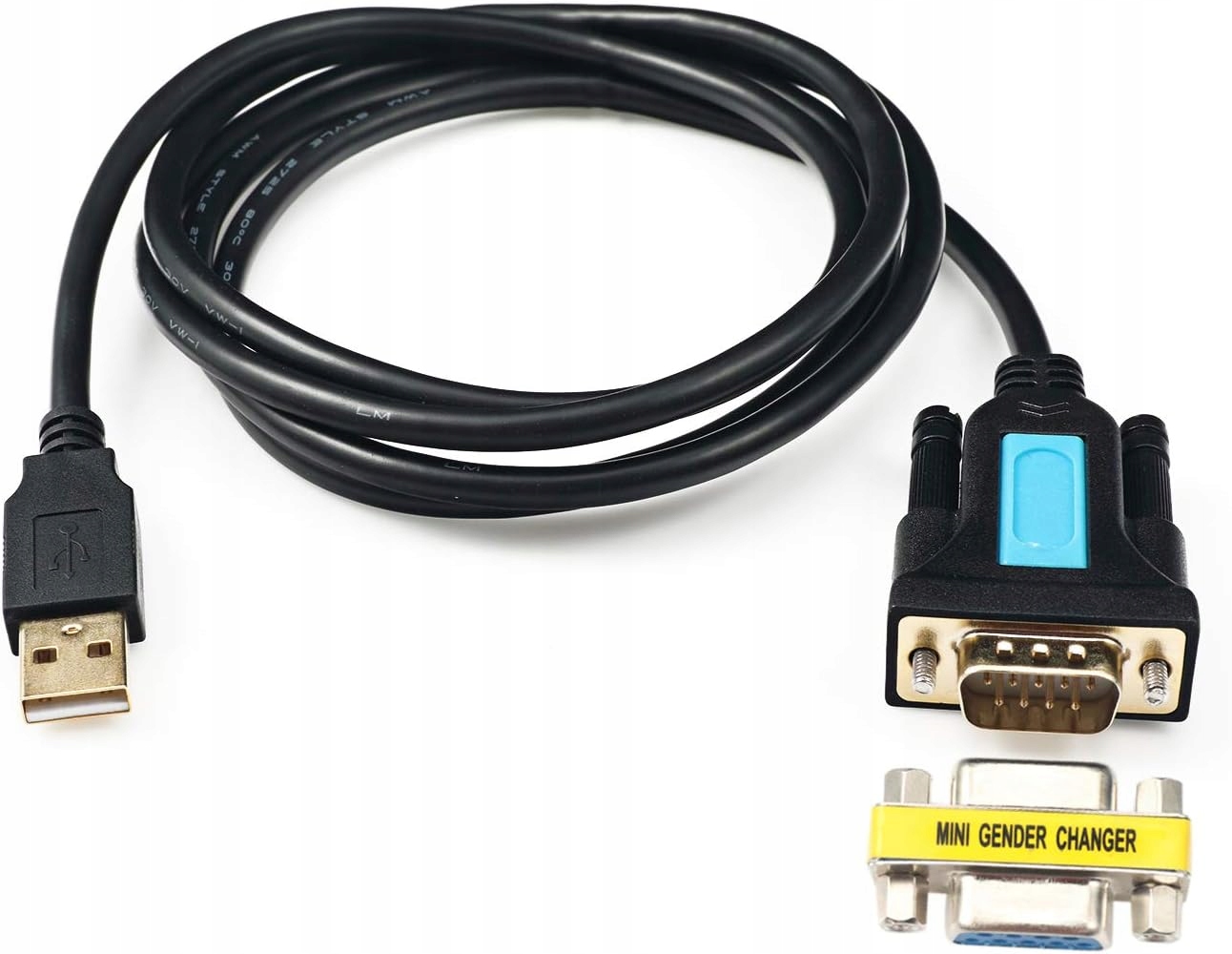Adapter USB na RS232 DB9 kabel przejściówka 2m