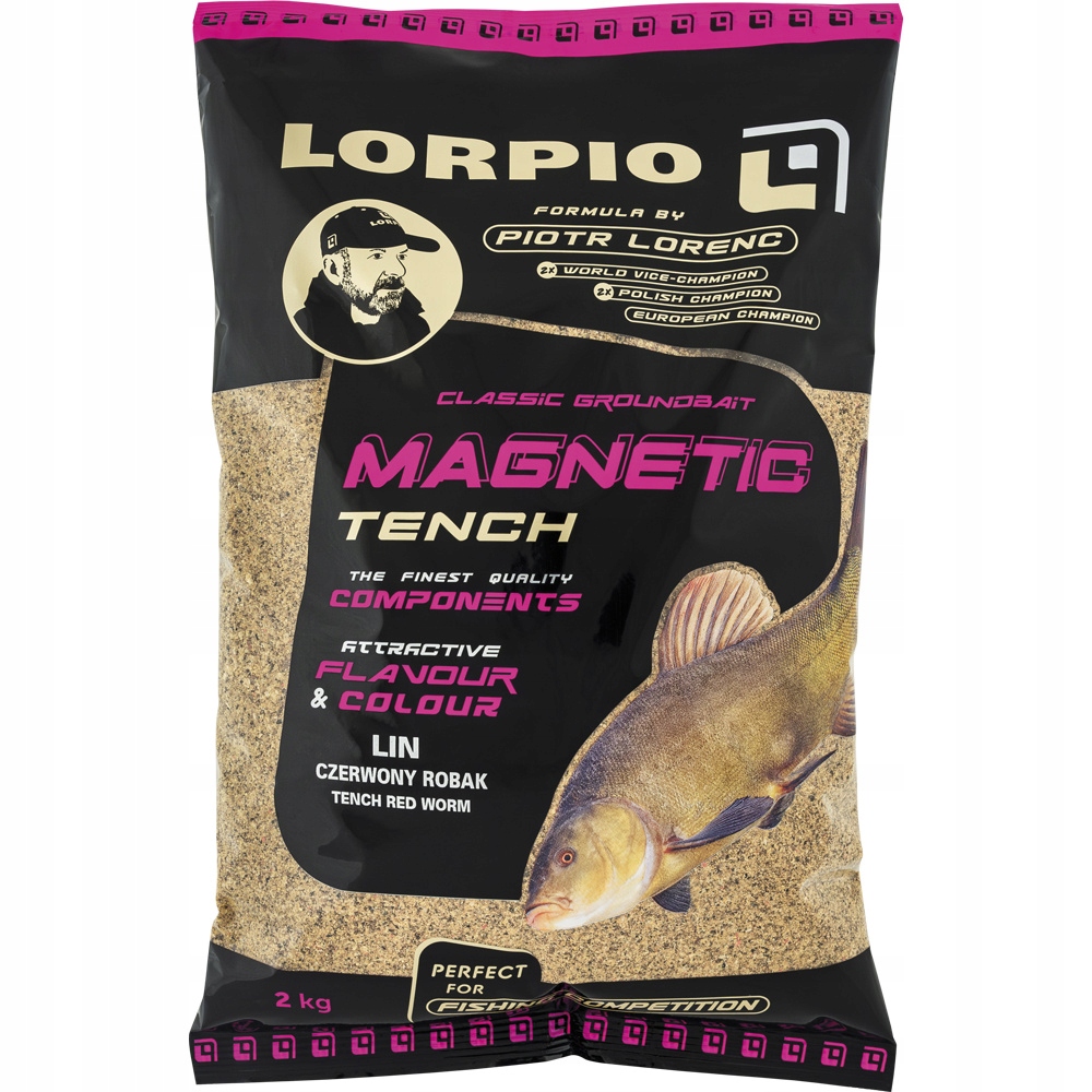Lorpio Magnetic 2KG Lin Czerwony Robak
