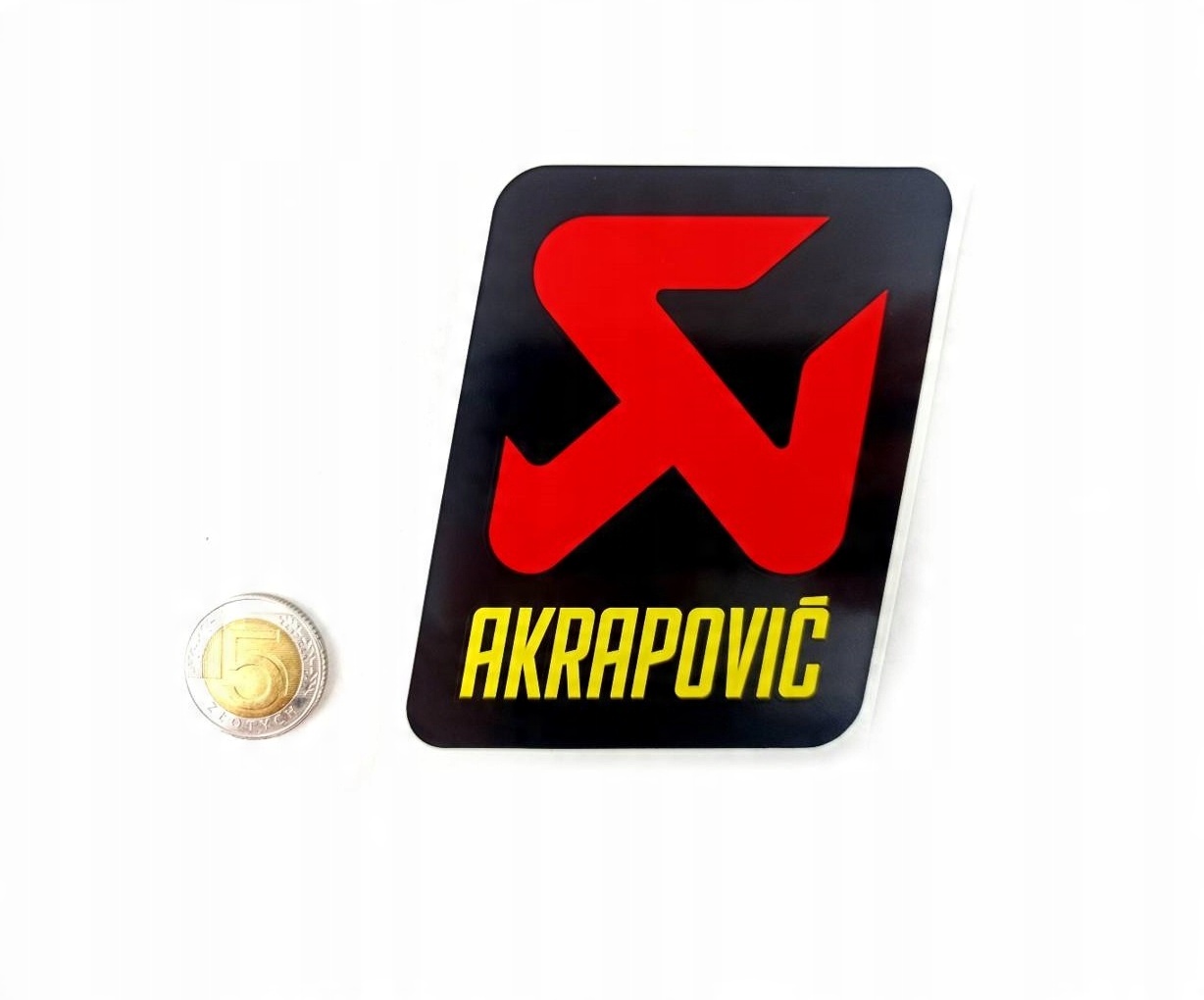 

Naklejka na tłumik Akrapović P-VST1AL 90x95mm