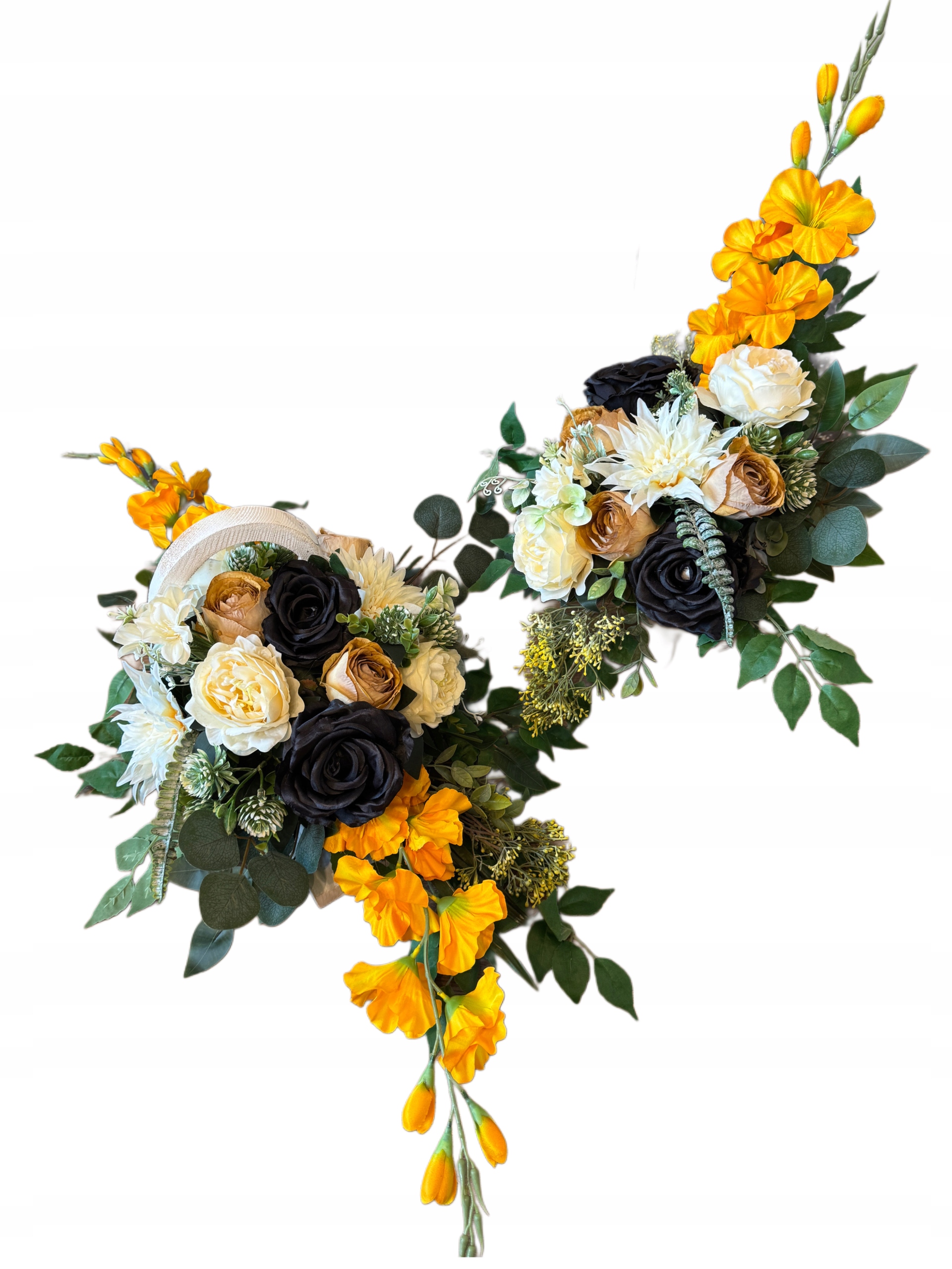 Kompozícia Dekorácia Komplet Na hrob, cintorín, Srdce