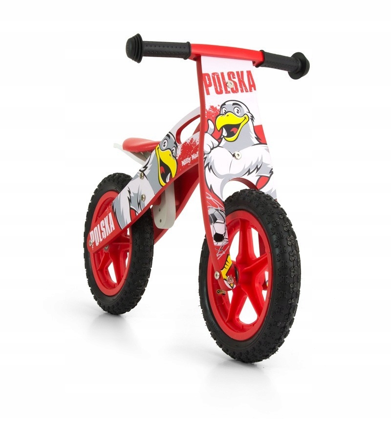 Milly Mally Drewniany Rowerek Biegowy King 12 Polska