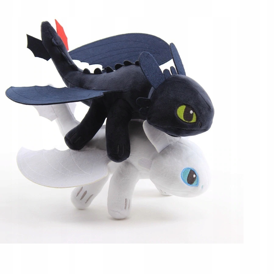 

Duże pluszowe Smoki z Jak wytresować smoka 2 szt.