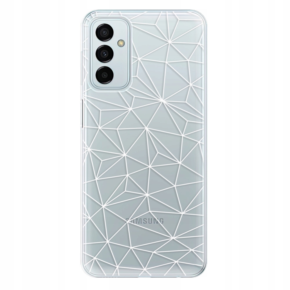 Etui silikonowe Abstract Triangles 03 białe Samsung Galaxy M23 5G