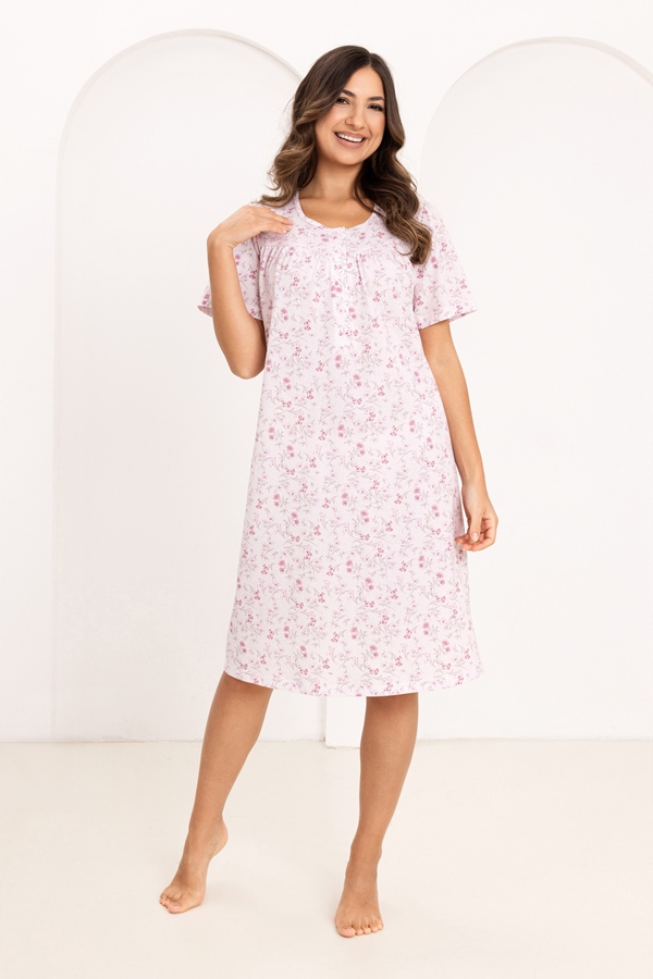 Dámská bavlněná košile Regina 018 3XL růžová