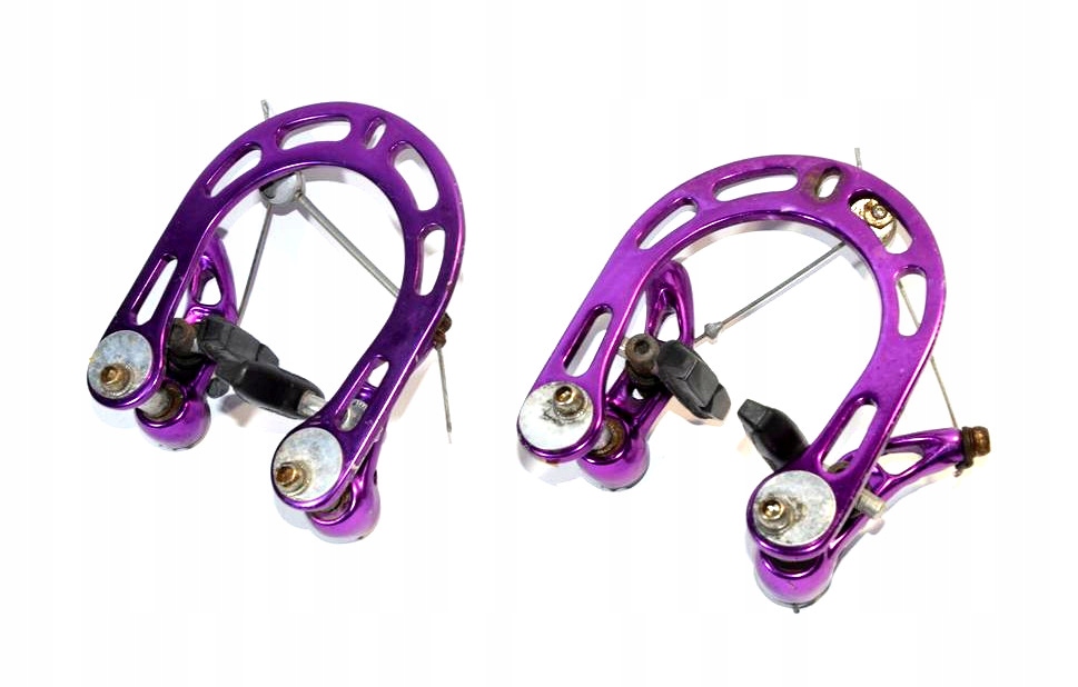 Hamulce cantilever fiolet booster retro komplet