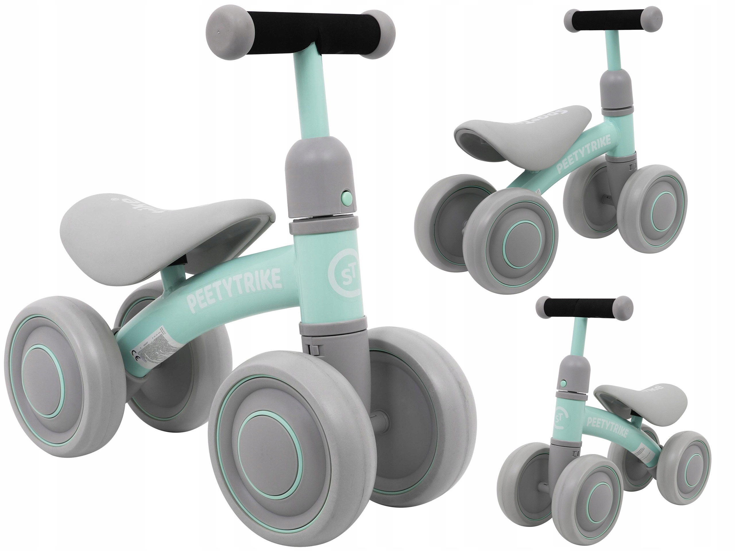 stabilny czterokołowy Jeżdzik Dla Dzieci rowerek biegowy na roczek