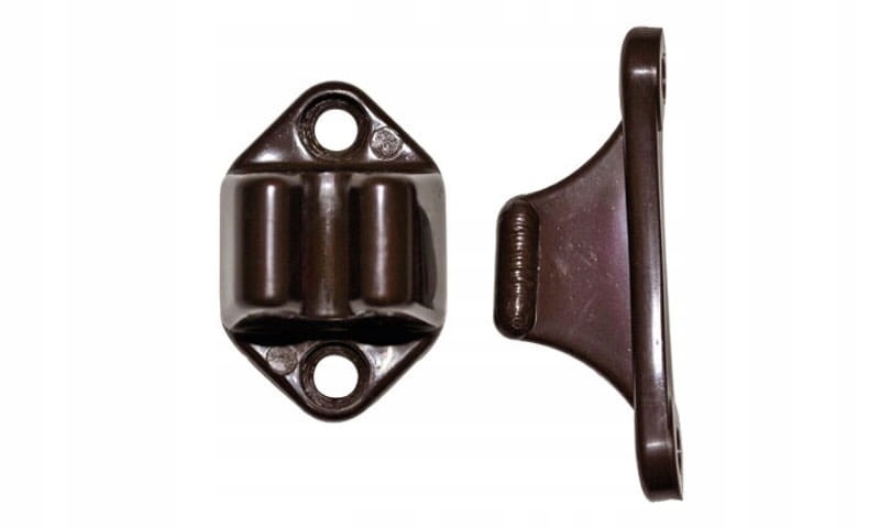 Blokada drzwi przyczepy kampera brąz