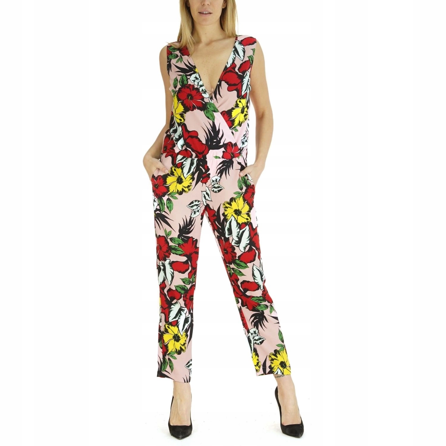 Dámská kombinéza Liu Jo růžová bez rukávů, elegantní na léto, velikost 40 S