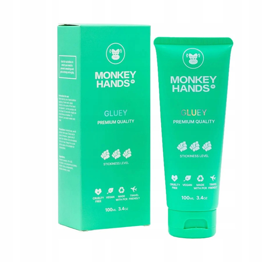 Monkey Hands Klej Magnezja Grip do Pole Dance 100 ml, zielony