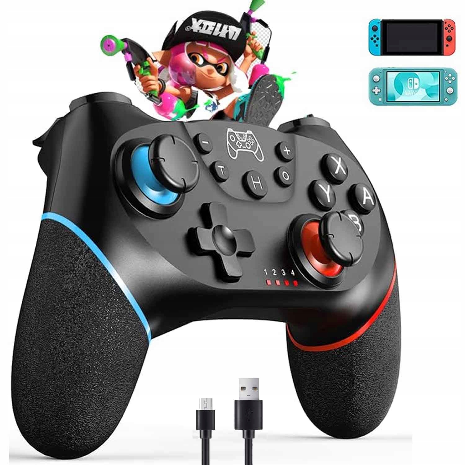 Bluetooth Kontroler Bezprzewodowy Pad Do Konsoli Pc/switch/switch Lite