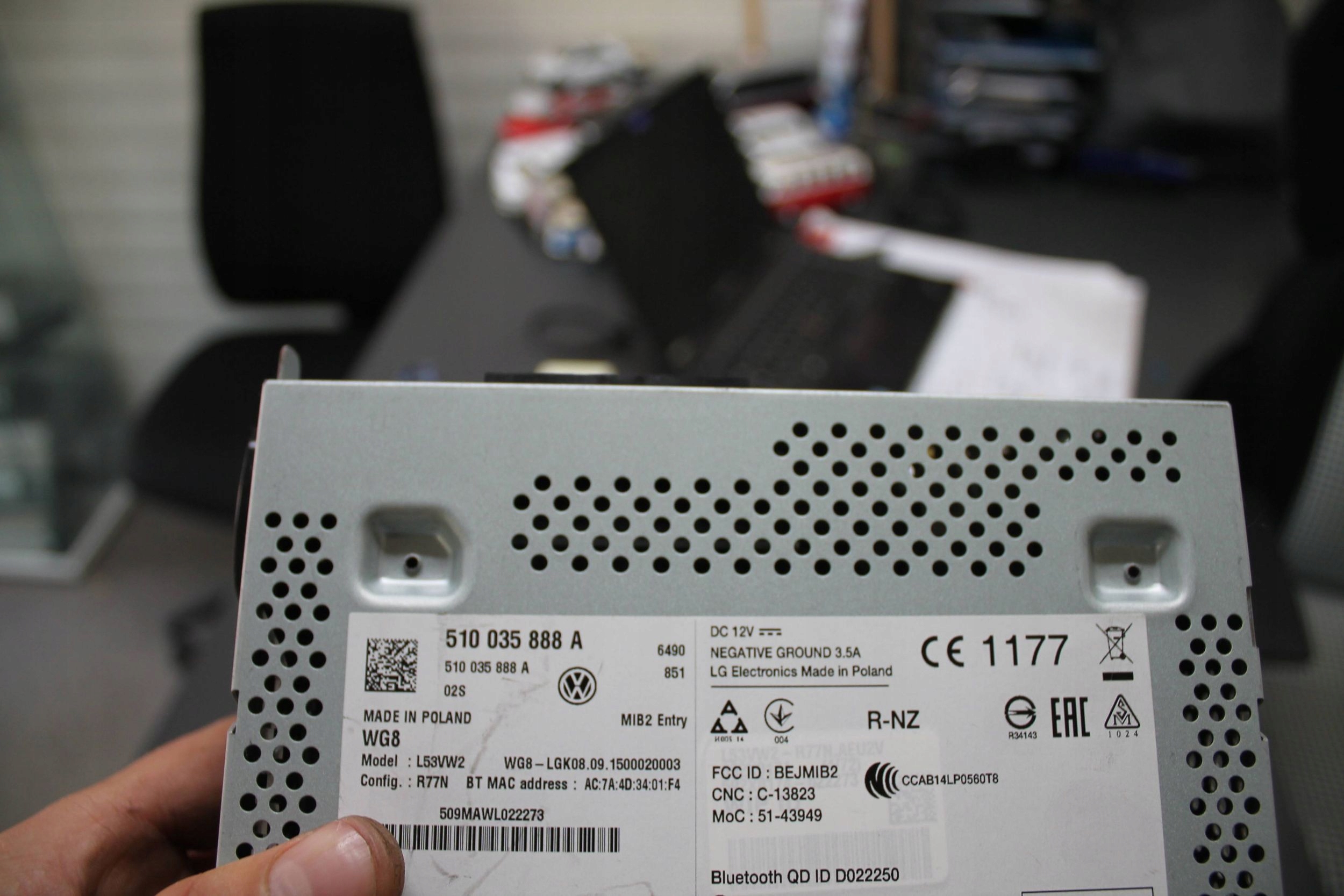 Volkswagen Golf Sportsvan 2014 Panele Controllo, Comandi