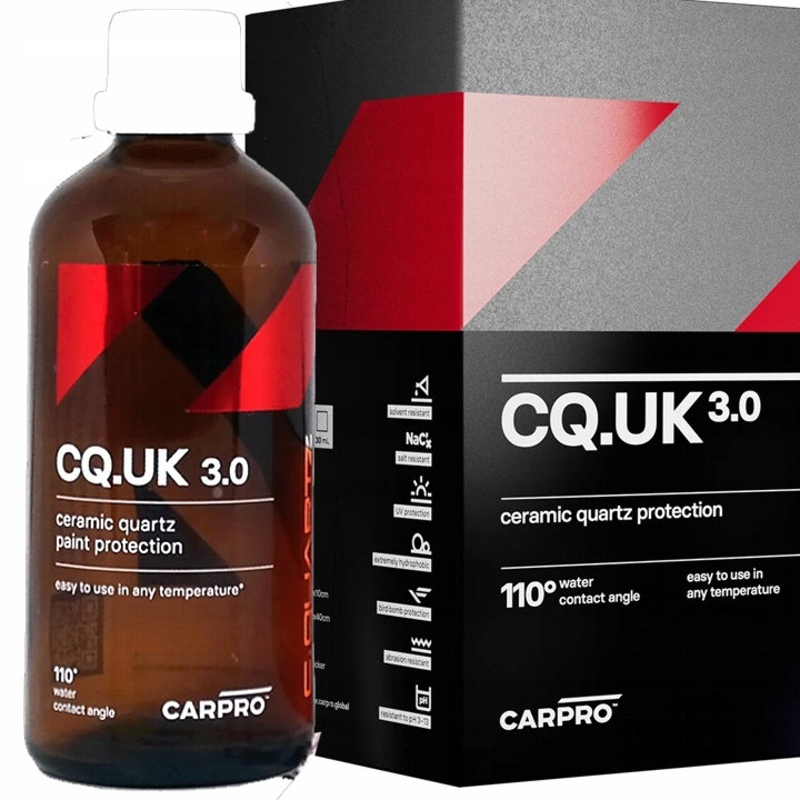 CarPro CQuartz UK Edition 3.0 łatwa w aplikacji powłoka kwarcowa Kit 100ml