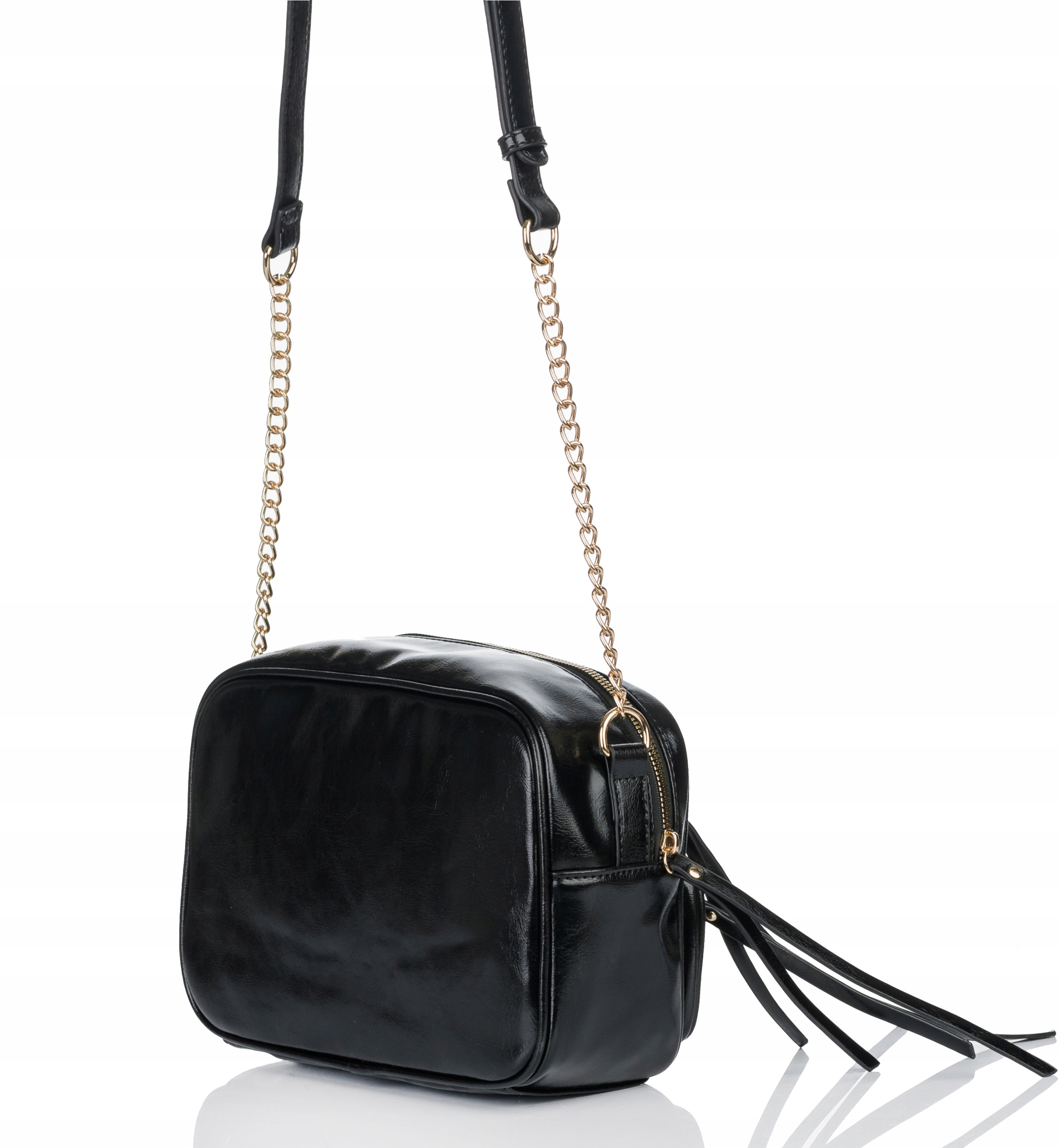 Monnari taška cez rameno Black Crocodile Model BAG0641-020