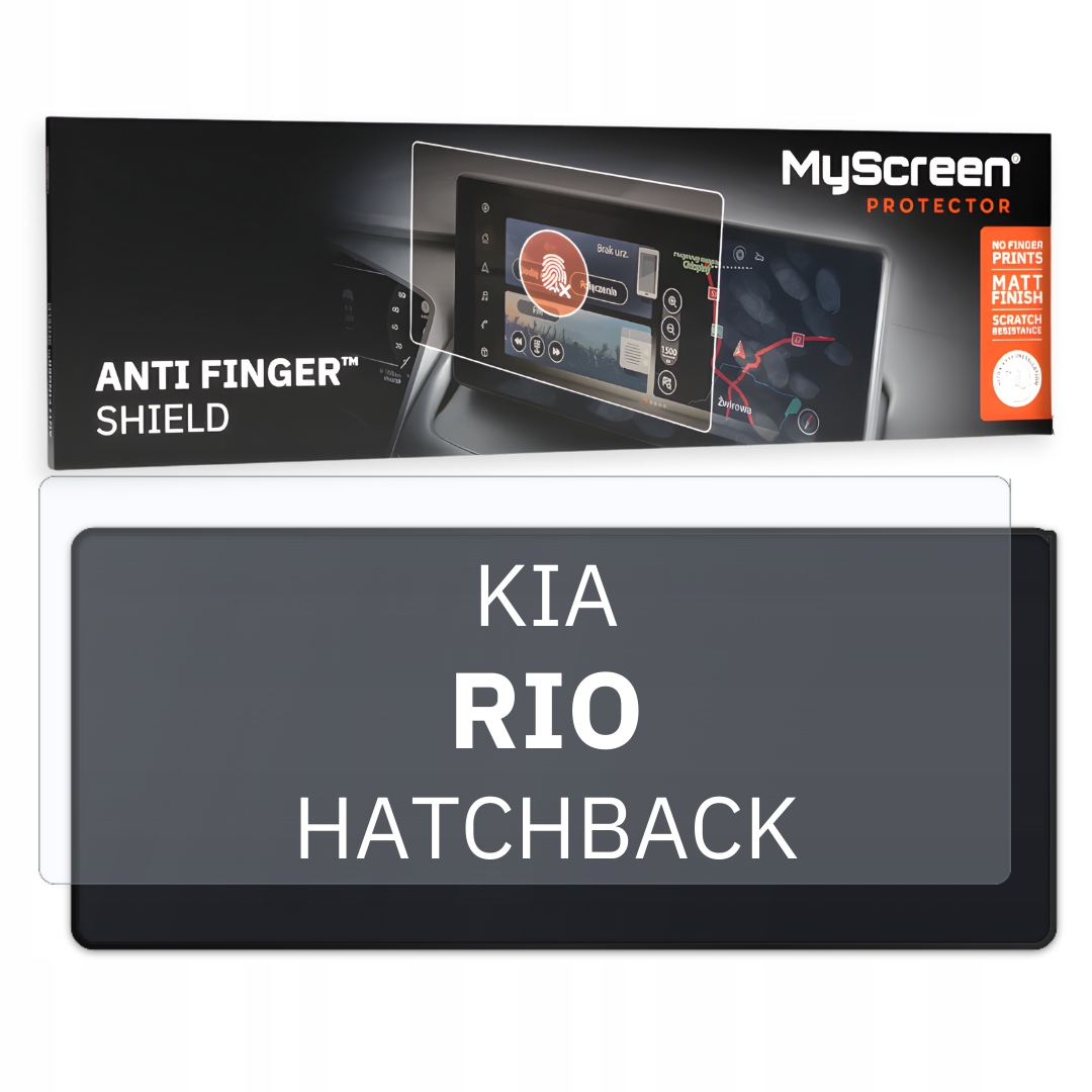 Kia Rio Hatchback 2017 2020 Front Centre Dashboard 01 * Matná fólie