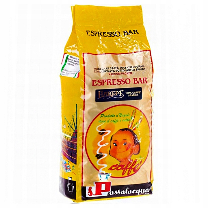 Kawa ziarnista Passalacqua Harem 100% Arabica 1kg