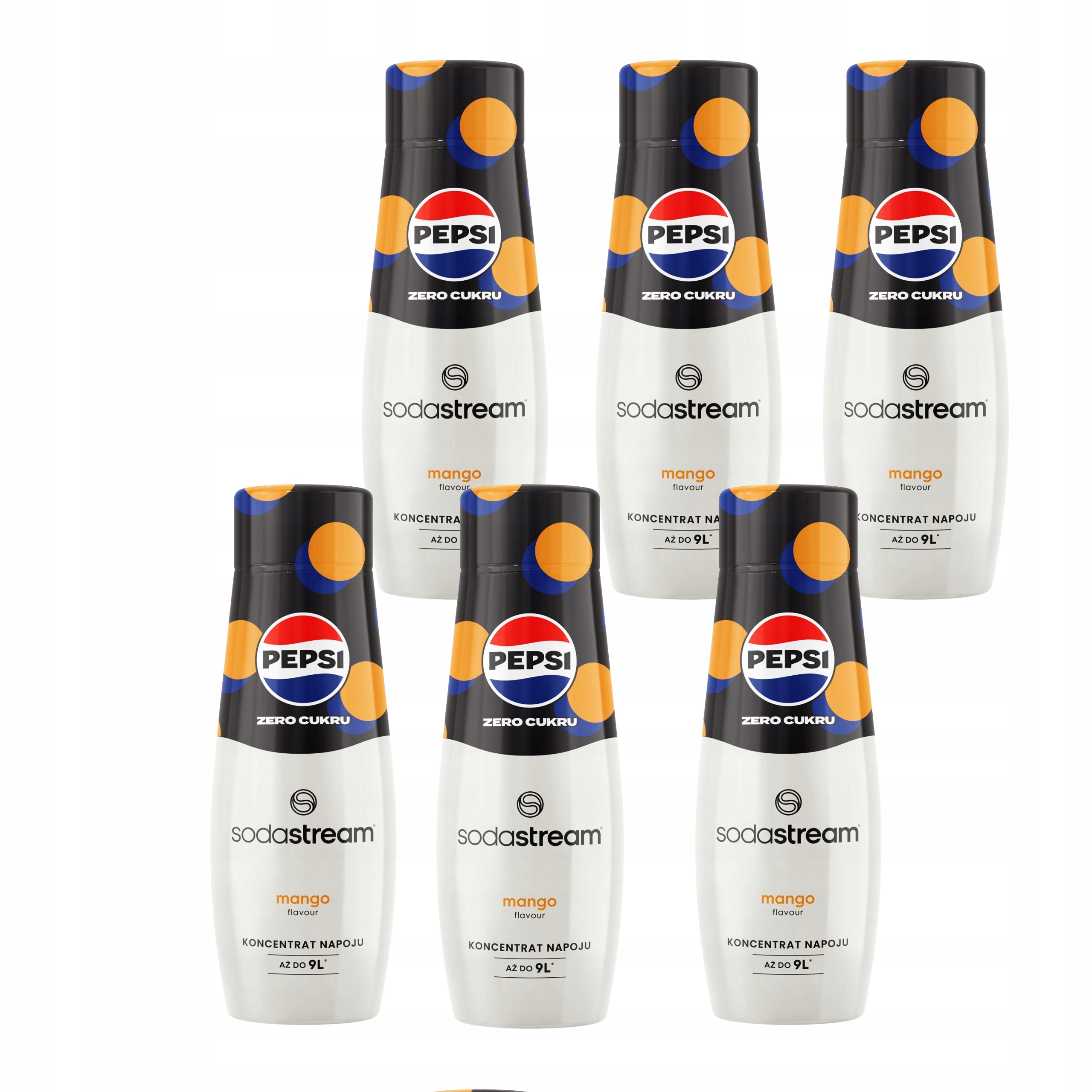 Koncentrat SodaStream Pepsi Max Mango 440ml Syrop Napoju bez cukru do wody