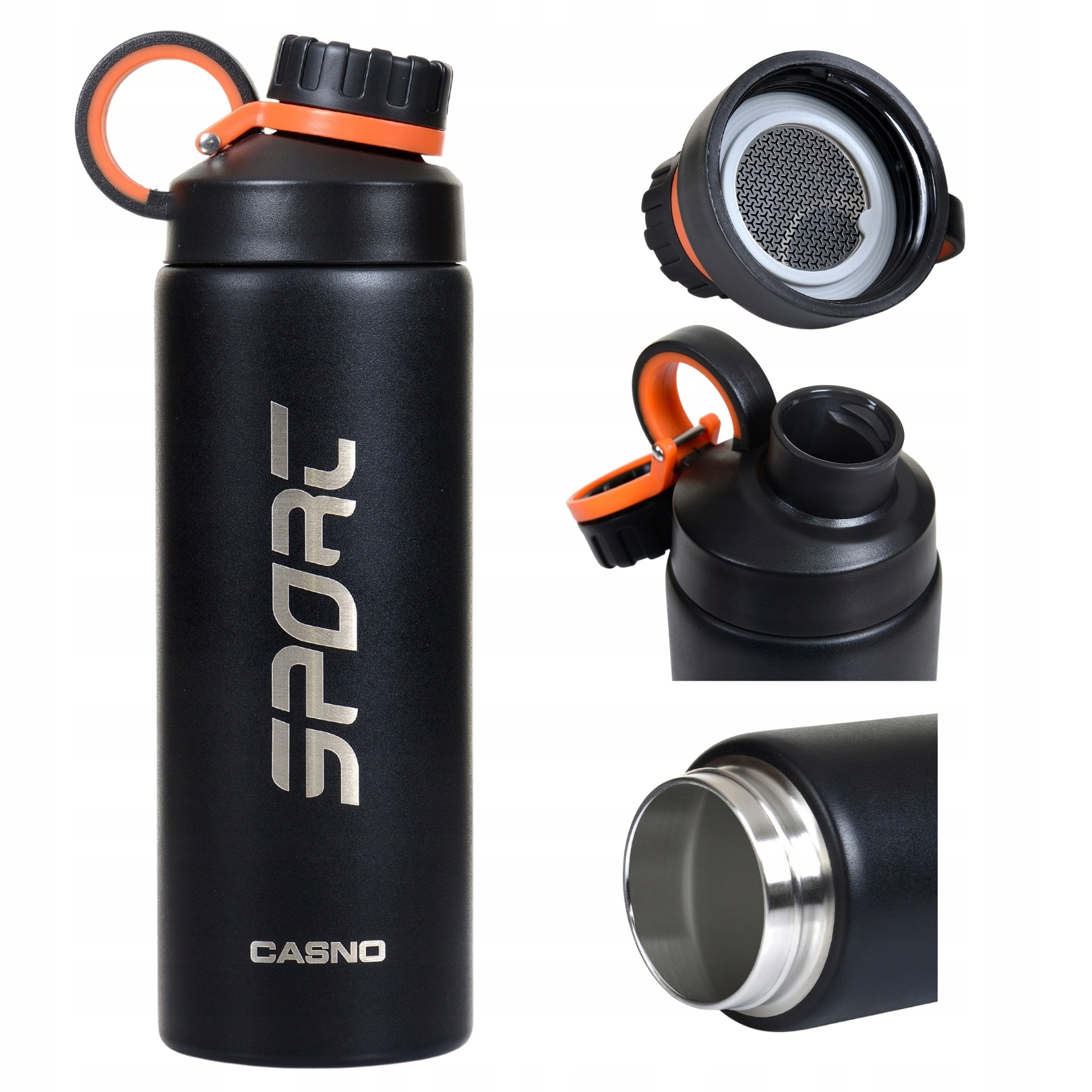 

Butelka termiczna bidon termos metalowy Casno 0,6L