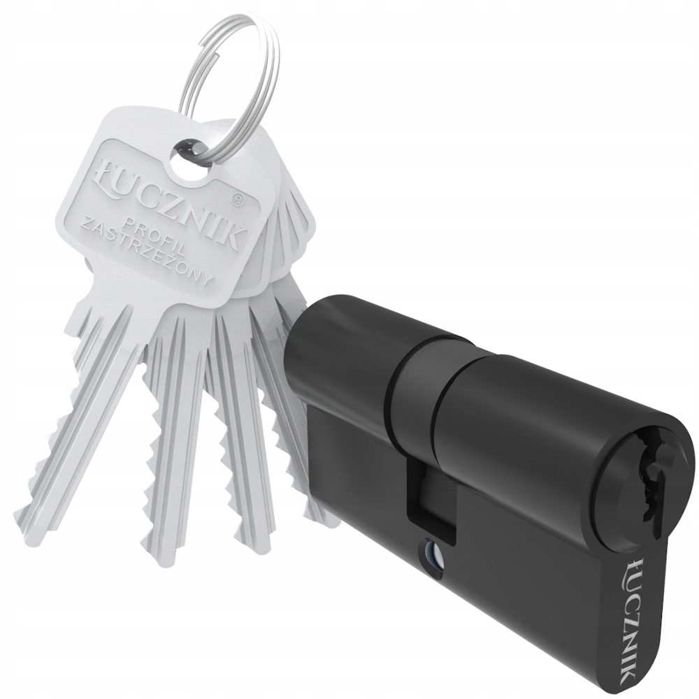 Černá Vložka Do Dveří Zámku 30/50 Dveřová ~Lučník~ Eloxovaná 30x50