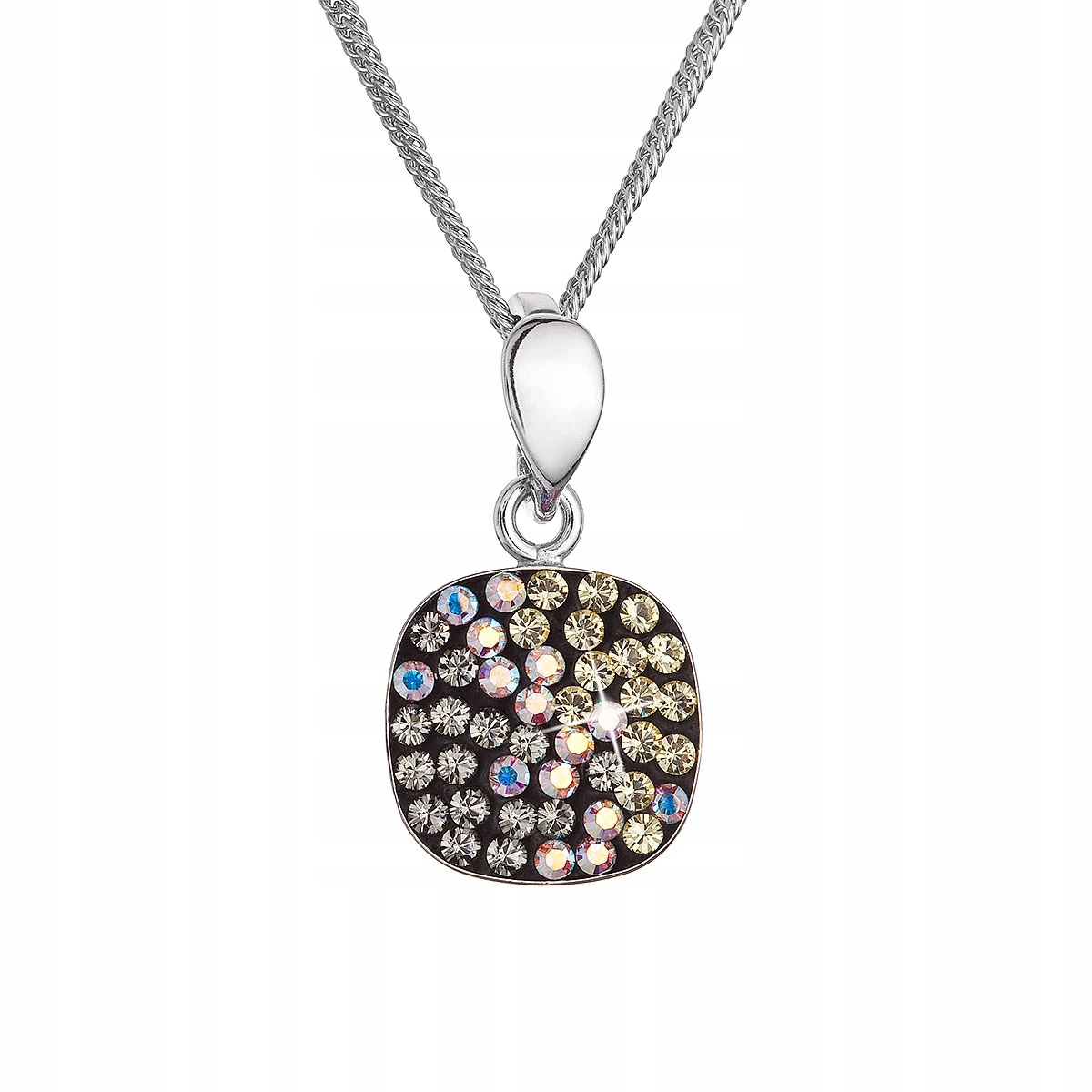 Stříbrný náhrdelník se Swarovski krystaly 32088.3 moonlight