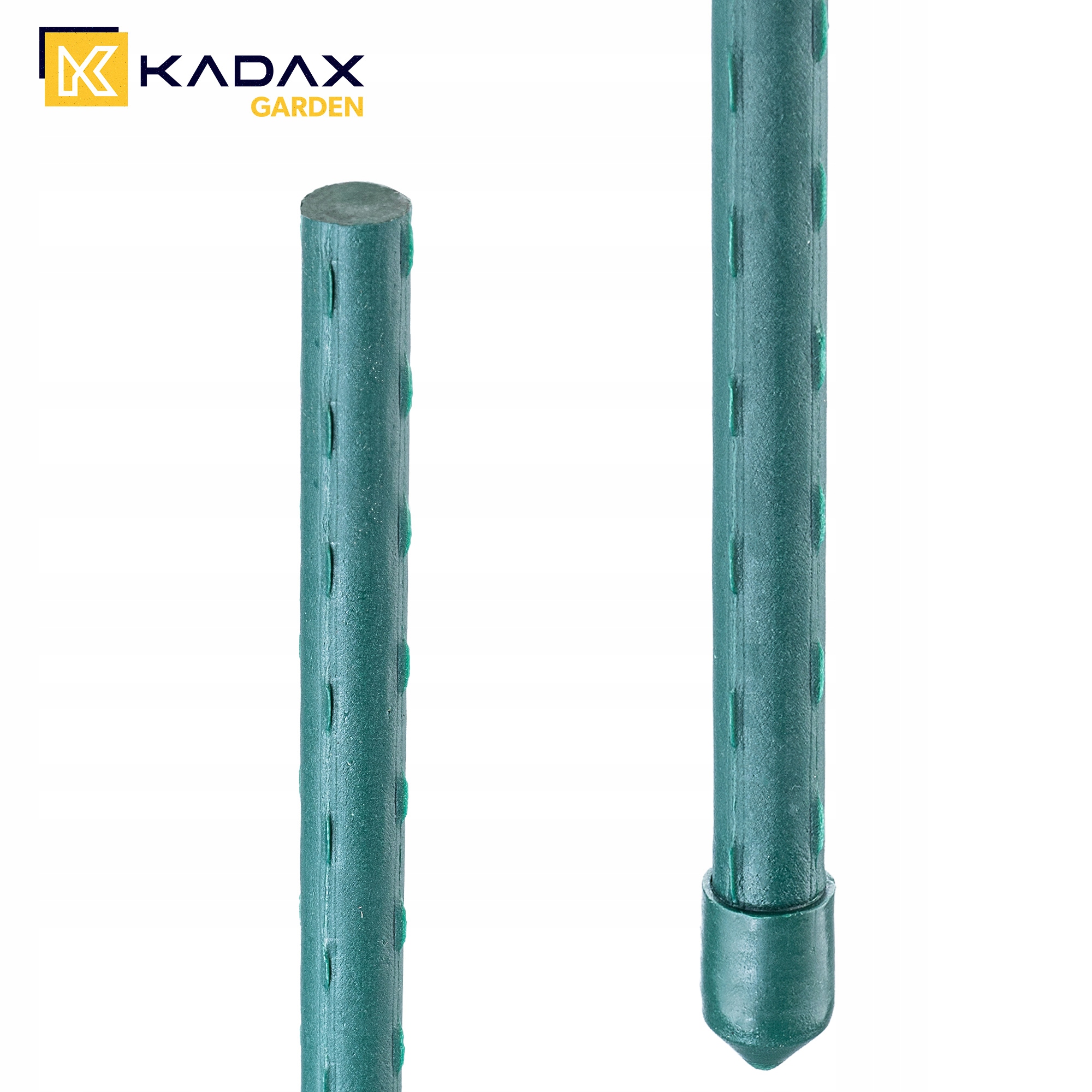 15x TYCZKA DO ROŚLIN 120CM PODPORA POMIDORÓW KWIATY STALOWA POWLEKANA Średnica 11 mm