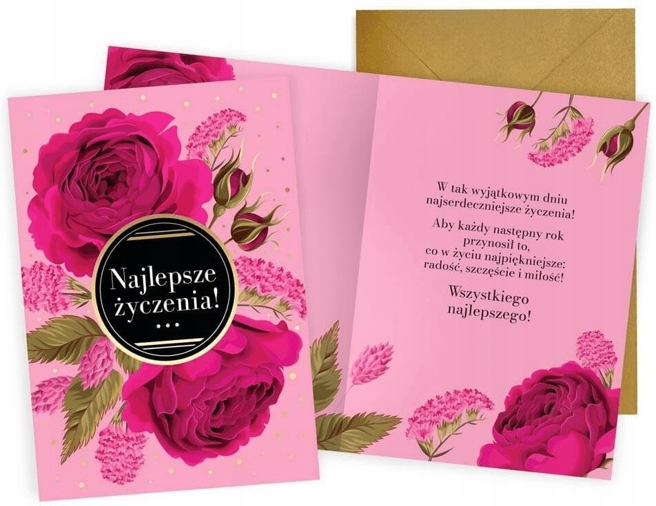 

Karnet Najlepsze życzenia