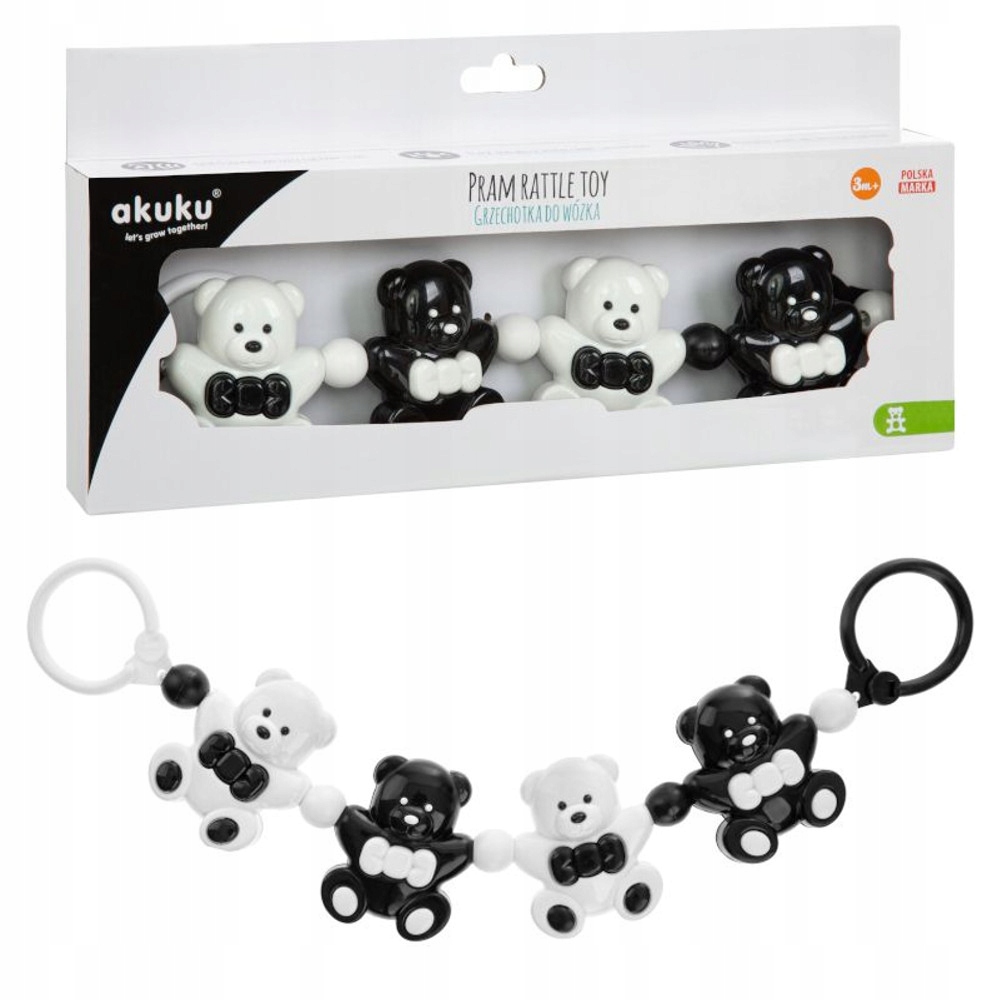 AKUKU GRZECHOTKA ZAWIESZKA DO WÓZKA ŁÓŻECZKA