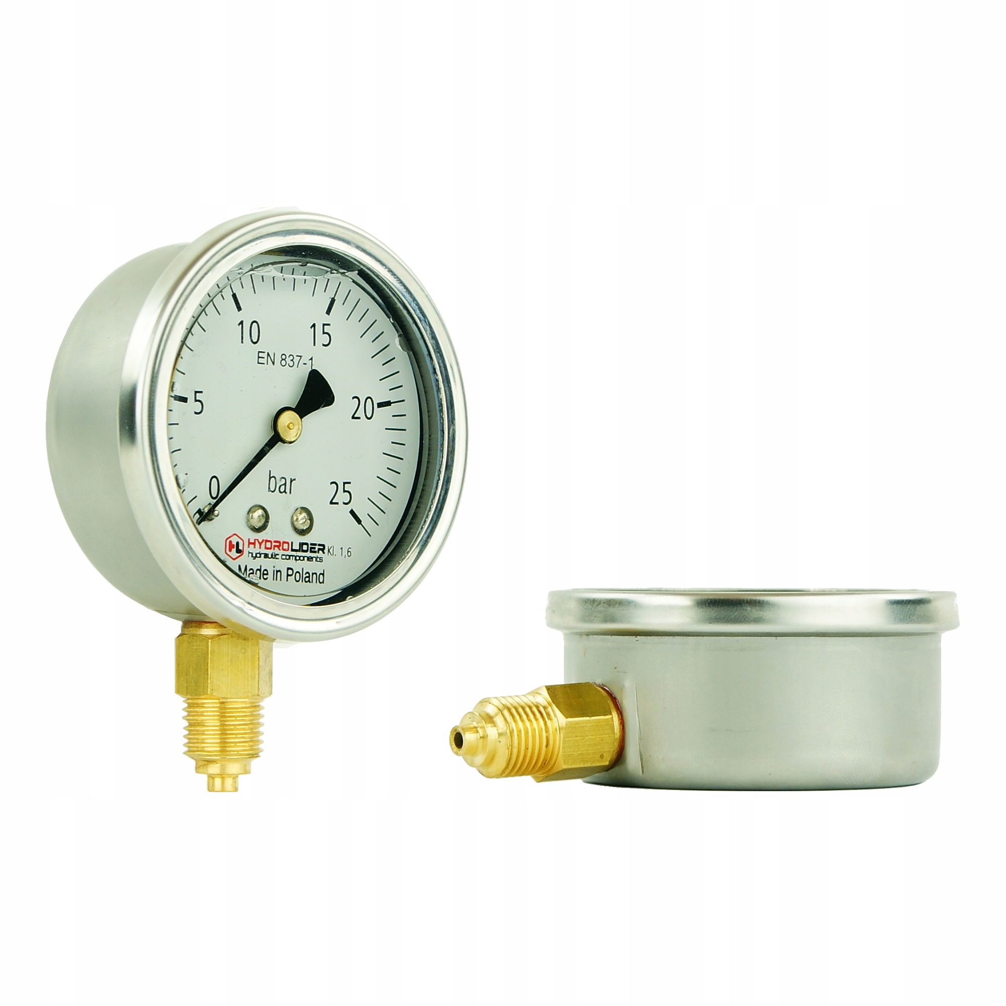 

Manometr Glic. 63mm 0-25Bar D 1/4 Pl Hydrolider
