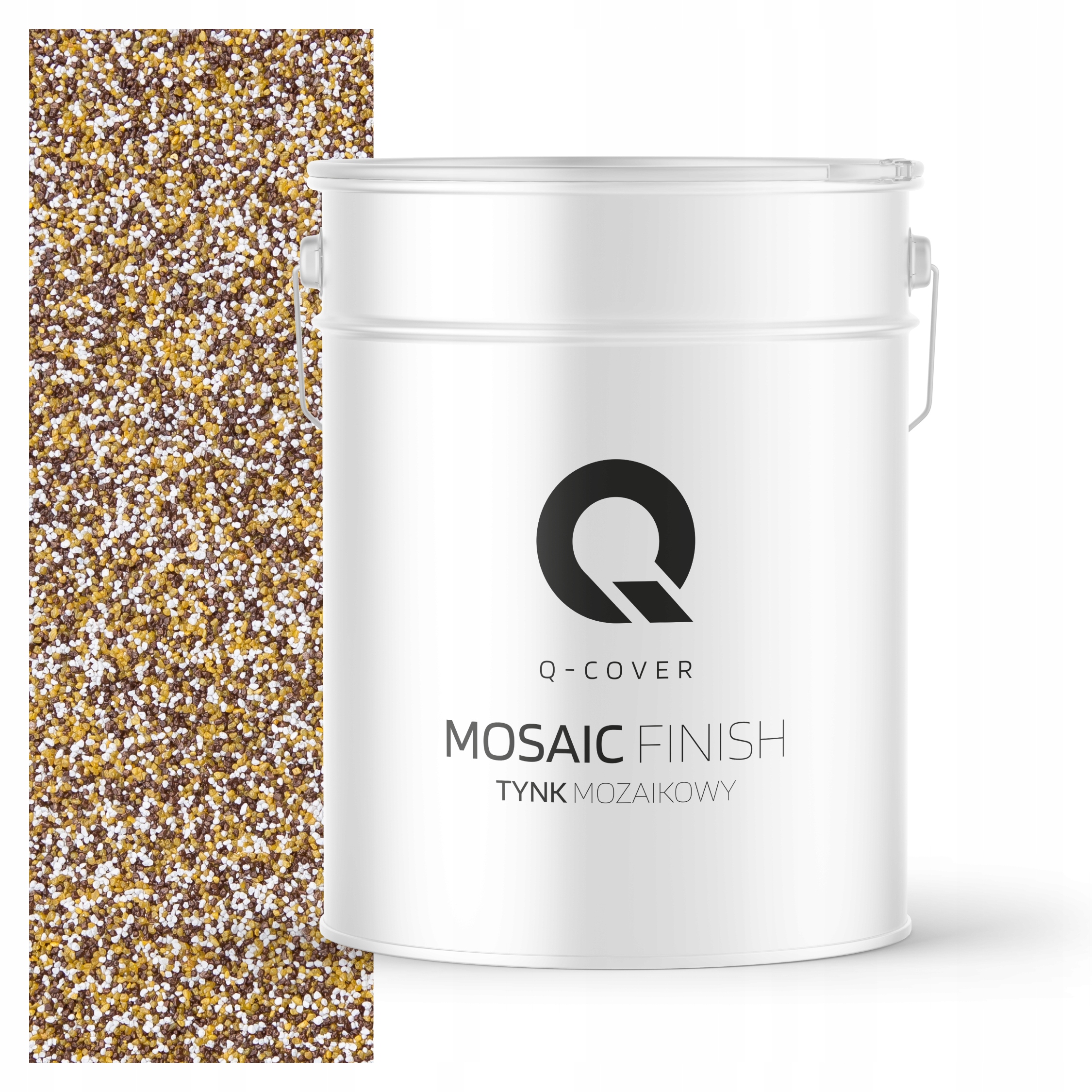 Mozaiková Omítka Mozaika 12,5 Kg Hnědo-hořčicová Hnědá M62 Polský Výrobce