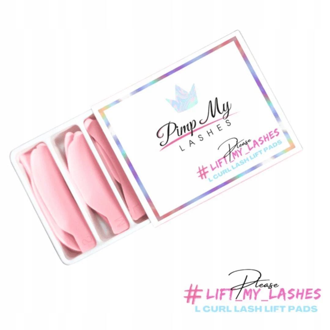 Pimp My Lashes Sada válečků na lami L Curl 4 velikosti