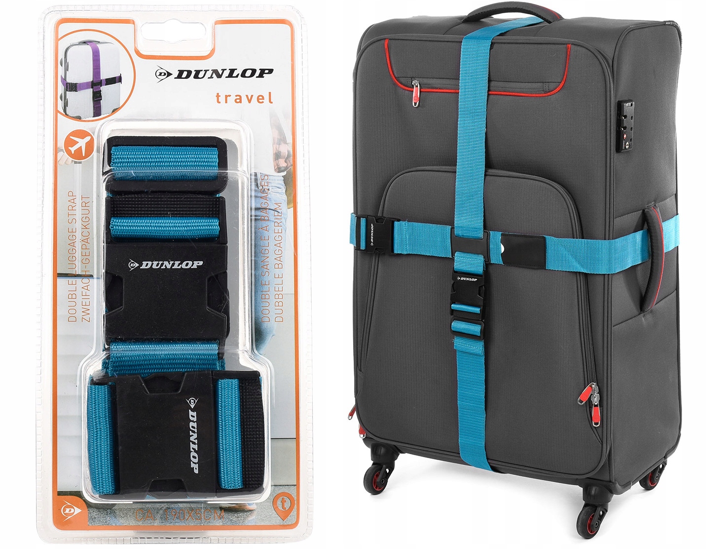 

Dunlop Pas Do Bagażu Walizki Transportowy 190x5