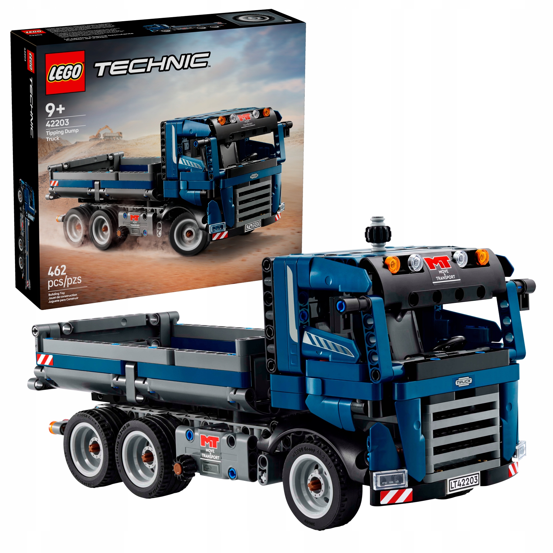 Lego Technic Nákladní auto s balíčkem Sklápěč s naklápěcí převodovkou 42203
